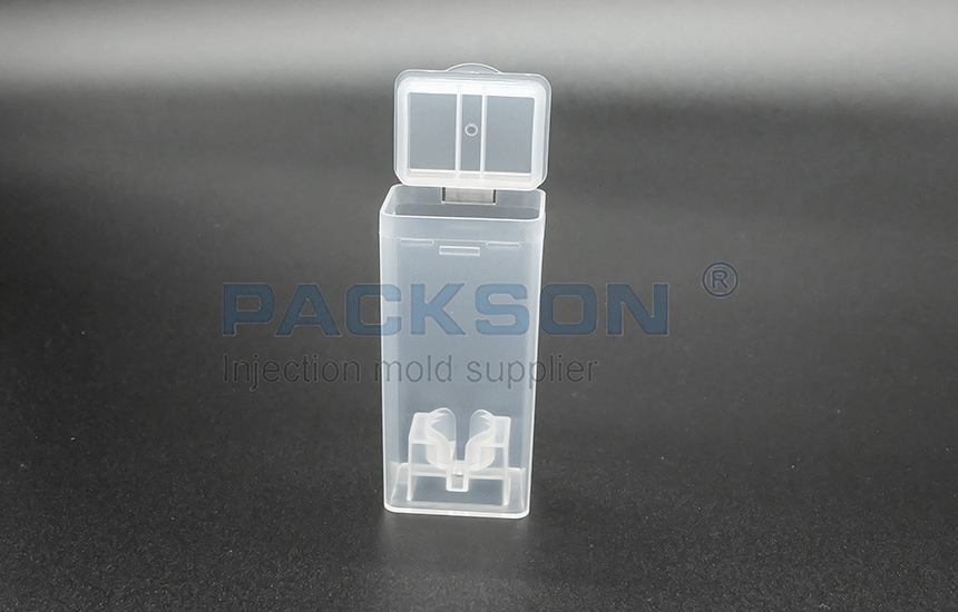 Medical Plastic Parts Name : Flat Bottom Test Tube With Snap Cap | CAV:1*16 Cavity | Material:PP 